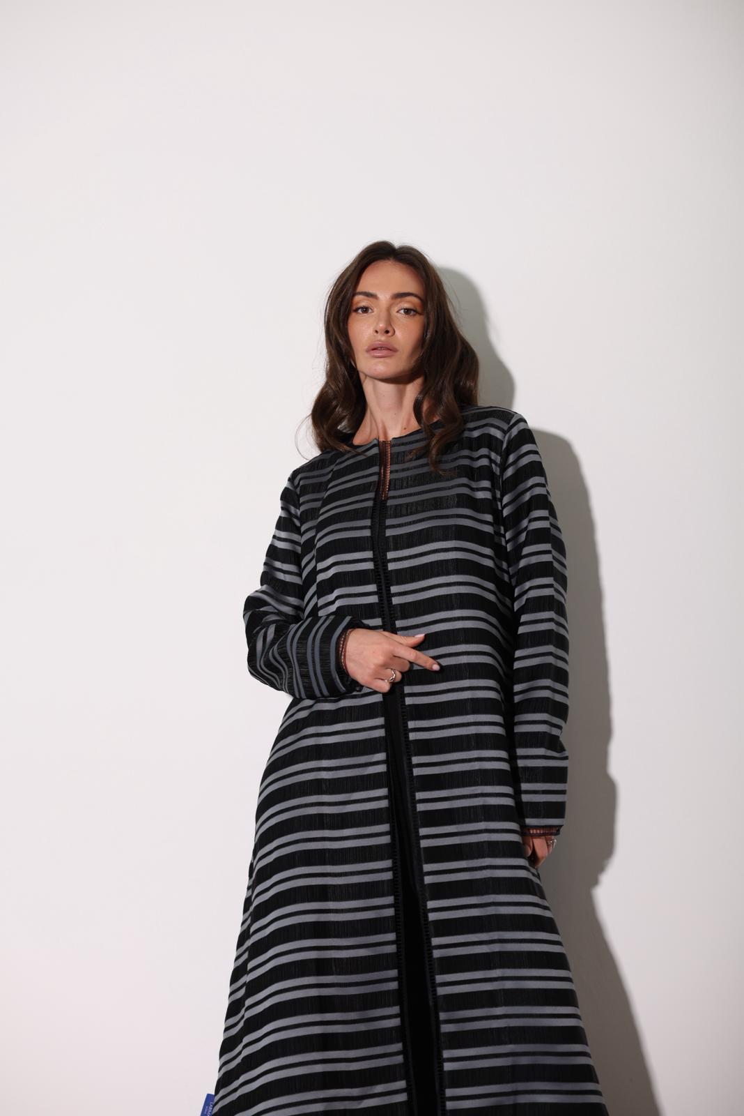 Striped Abaya