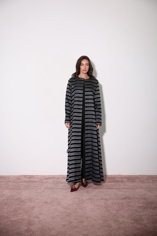 Striped Abaya